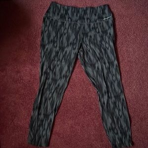 Dark gray an black leggings